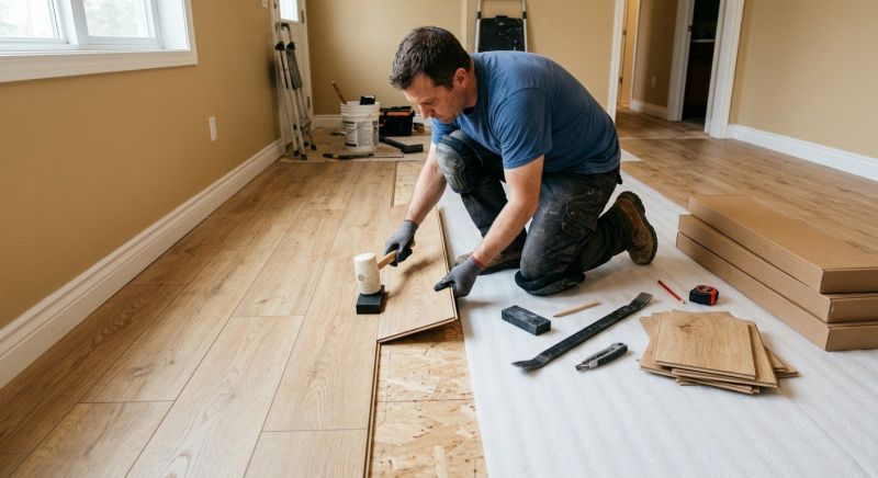 Laminate Floor Installation in Dupage County, IL