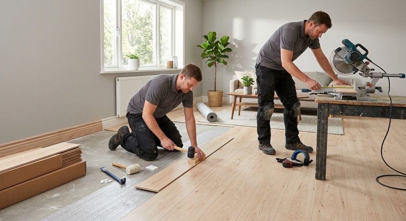 Laminate Floor Installation in Lemont, IL