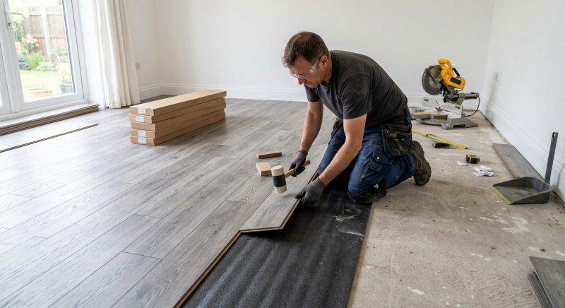 Laminate Floor Replacement in Arlington Heights, IL