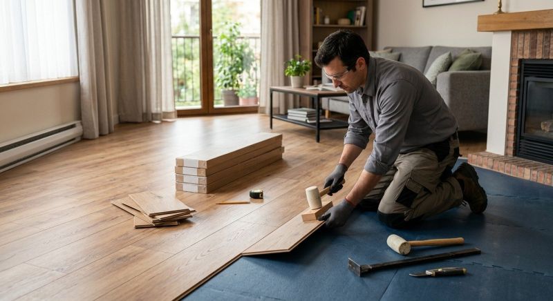 Laminate Floor Replacement in Batavia, IL