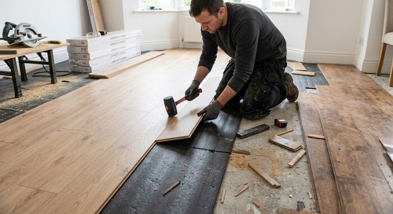 Laminate Floor Replacement in Wheaton, IL