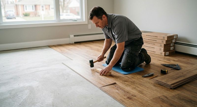 Linoleum Floor Installation in Bartlett, IL