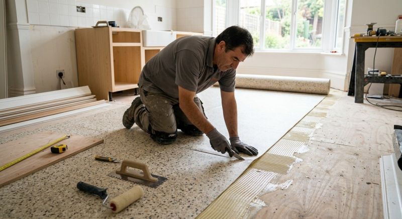 Linoleum Floor Installation in Bartlett, IL