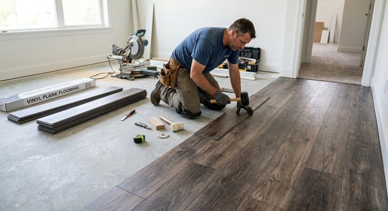 Linoleum Floor Installation in Mchenry County, IL