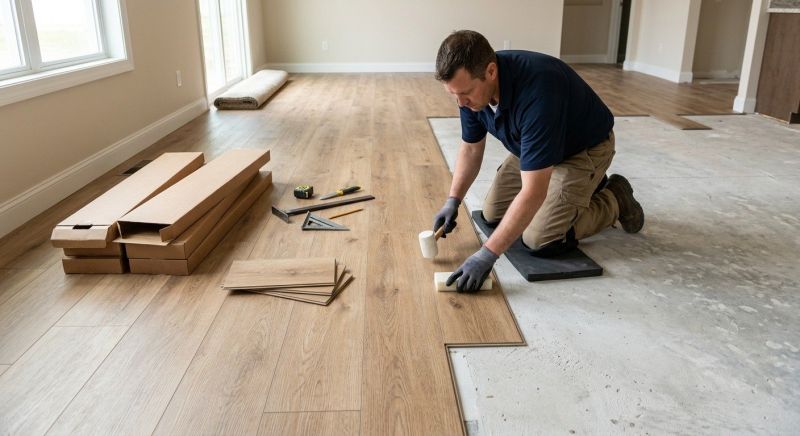 Luxury Vinyl Tile Installation in Geneva, IL