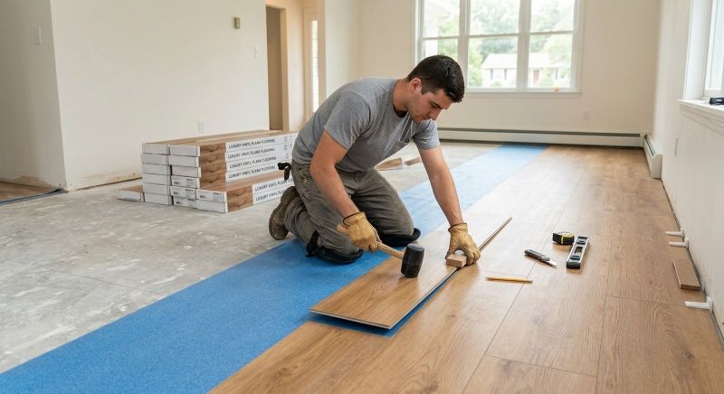Lvt Flooring Installation in Elmwood Park, IL