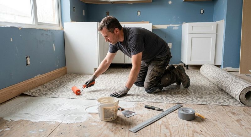 Sheet Flooring Installation in Darien, IL