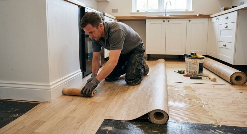 Sheet Linoleum Installation in Sugar Grove, IL
