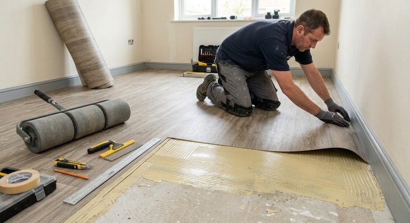 Sheet Vinyl Installation in Forest Park, IL