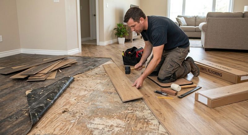 Vinyl Flooring Installation in Bensenville, IL
