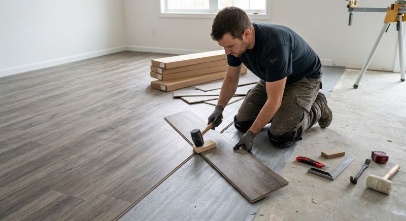 Vinyl Flooring Installation in Hampshire, IL