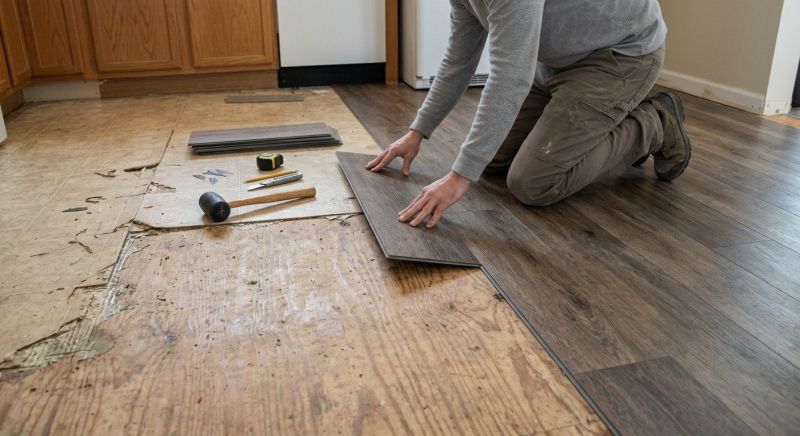 Vinyl Flooring Installation in Hoffman Estates, IL