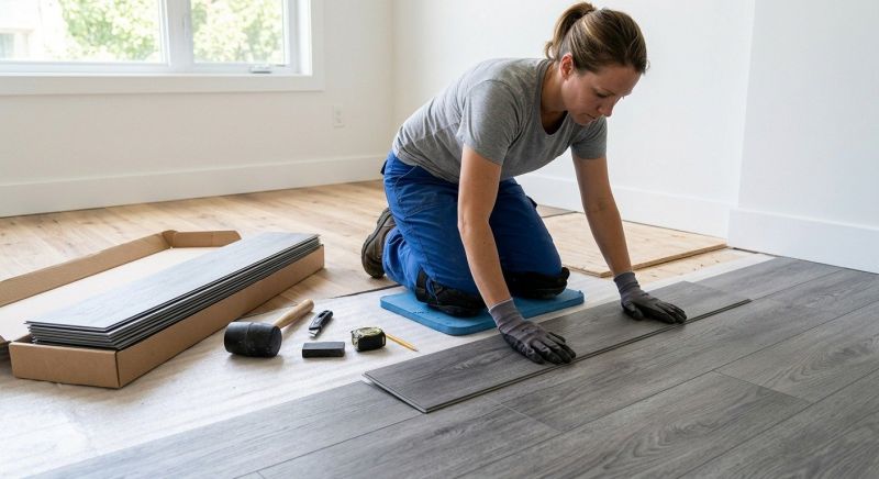 Vinyl Tile Installation in West Chicago, IL
