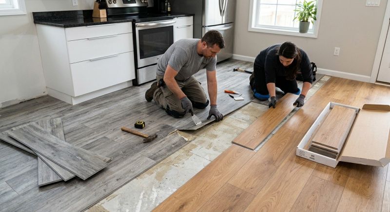 Vinyl Tile Replacement in West Chicago, IL